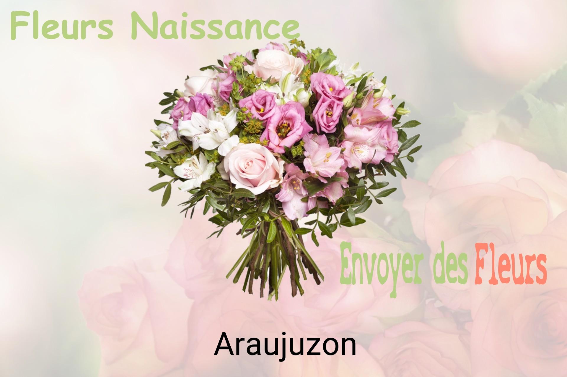 Bouquet de fleurs de naissance livré à Araujuzon